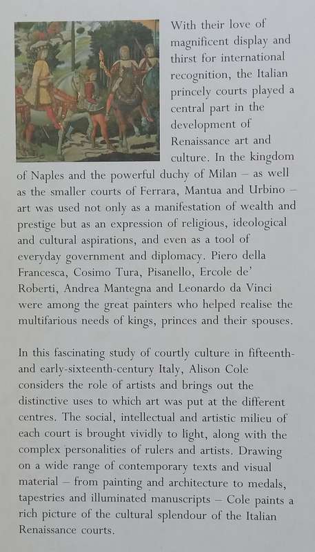 Art of the Italian Renaissance Courts | Alison Cole