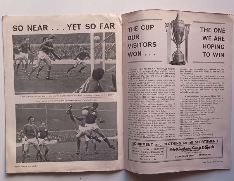 18 Issues of The Sky Blue Coventry City Football Club Match Day Programmes