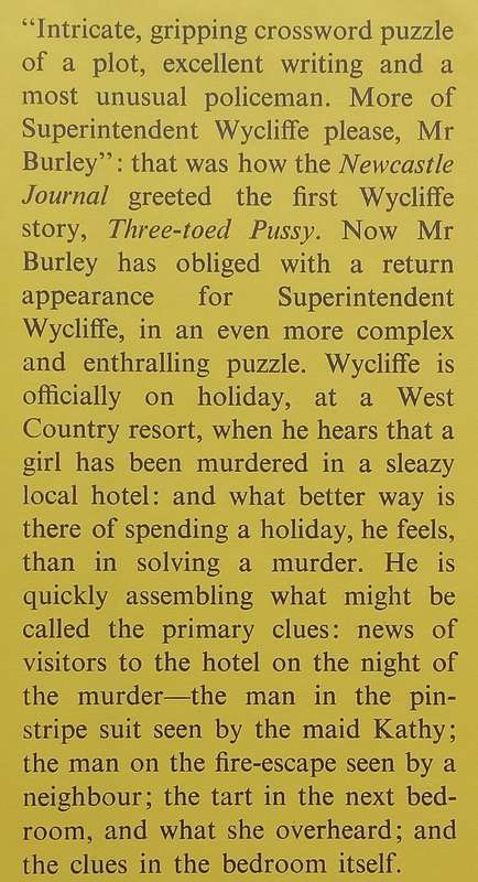 To Kill a Cat (First Edition, 1970) | W. J. Burley