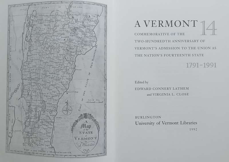 A Vermont 14 (Limited Edition) | Edward Connery Lathem & Virginia L. Close (Eds.)