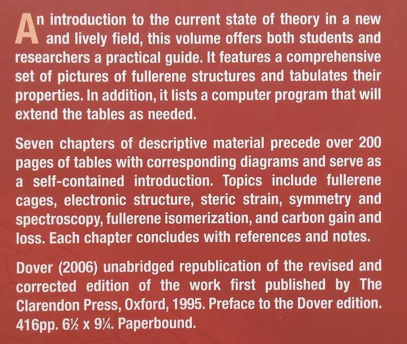 An Atlas of Fullerenes | P. W. Fowler & D. E. Manolopoulos