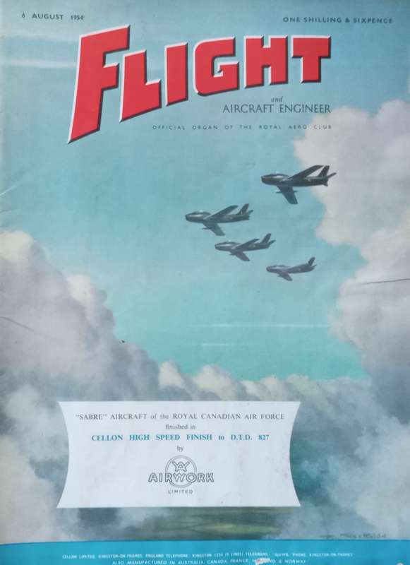 Flight and Aircraft Engineer (August 1954)