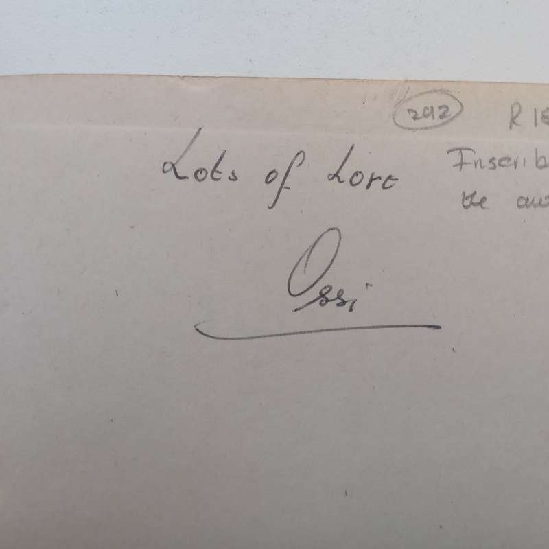 Pori Tupu (Inscribed by Author) | Oskar Koenig