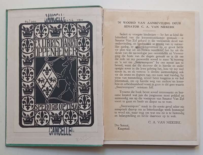 Swerwerspore: Sketse en Verhale (Afrikaans, from the Collection of Harry Oppenheimer) | D. H. van...