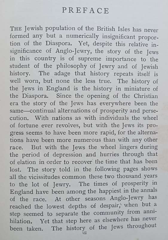 A History of the Jews in England (Published 1908) | Albert M. Hymason