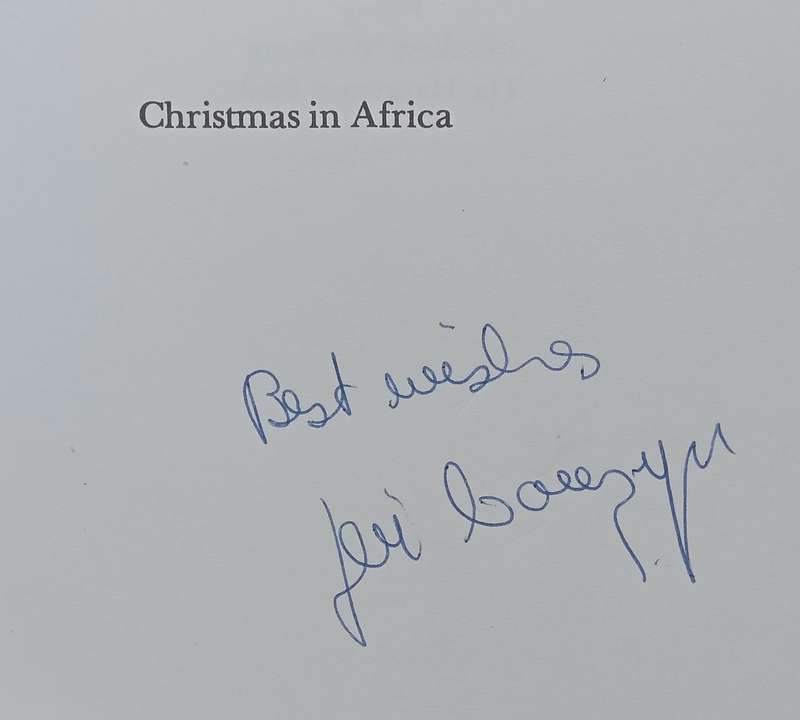 Christmas in Africa (Inscribed by Author) | Jeni Couzyn