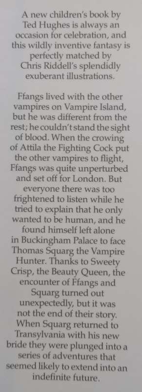 Ffangs the Vampire Bat and the Kiss of Truth | Ted Hughes