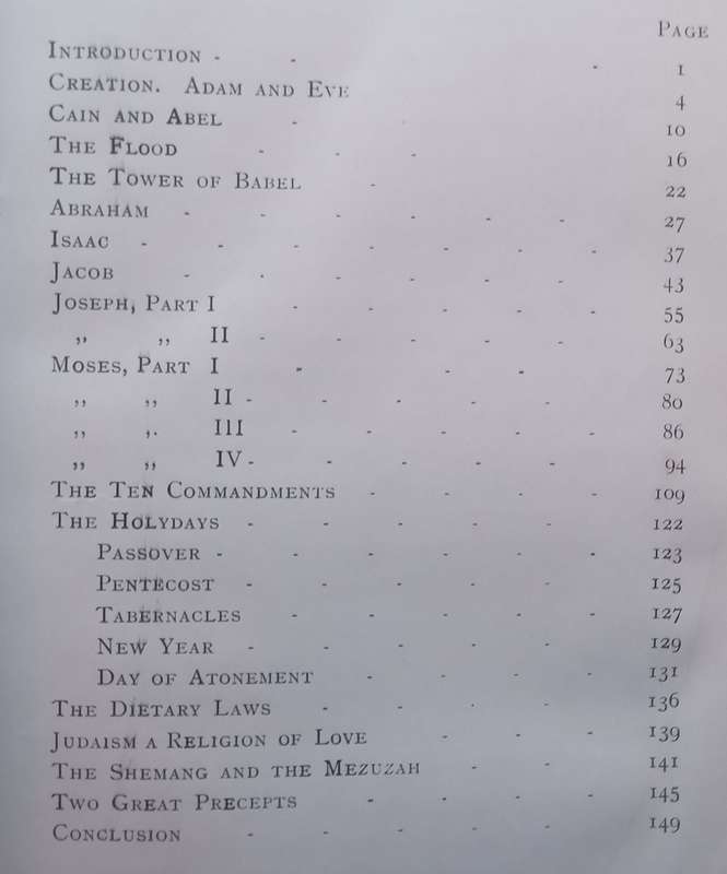 Tales and Teachings from the Pentateuch (Published 1900) | Mrs. Morris Joseph & Re. Henry