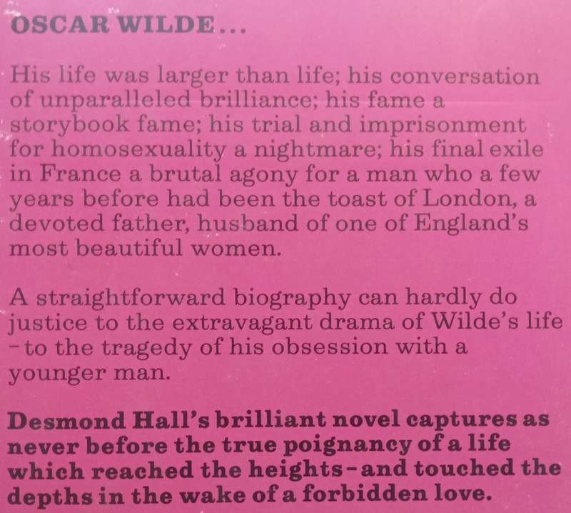 I Give You Oscar Wilde | Desmond Hall