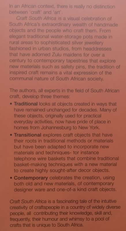 Craft South Africa (Inscribed by Both Authors) | Susan Sellschop & Wendy Goldblatt