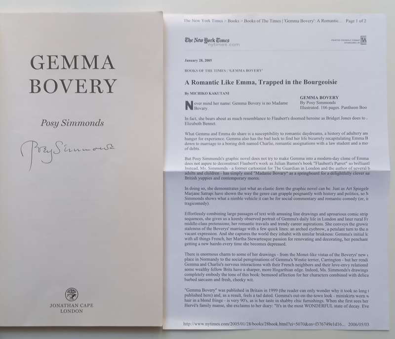 Gemma Bovery (Signed by Author) | Posy Simmonds