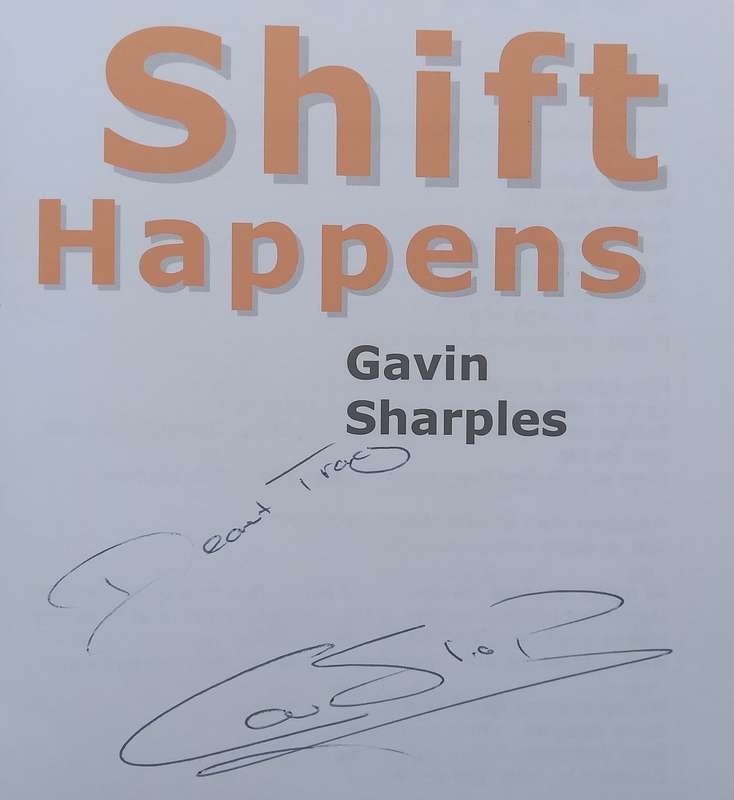 Shift Happens (Inscribed by Author) | Gavin Sharples