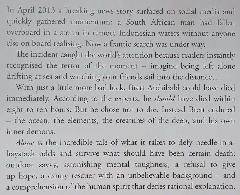 Alone: The Search for Brett Archibald (Inscribed by Author) | &nbsp;Brett Archibald
