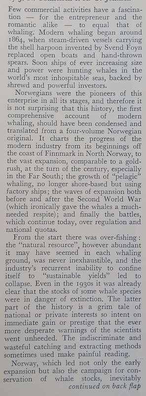 The History of Modern Whaling | J. N. Tonnessen & A. O. Johnsen