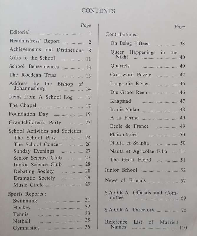 The South African Roedean Magazine (No. 78, 1963)