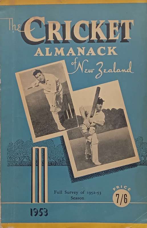 The Cricket Almanack of New Zealand, 1953 Season (Copy of SA Cricket Writer Louis Duffus) | Arthu...