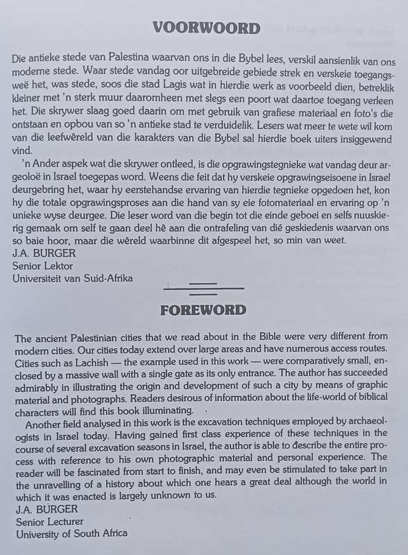 Tell-Opgrawing / Tell Excavation in Israel (Afrikaans/English Dual Language Edition) | C. L. van ...