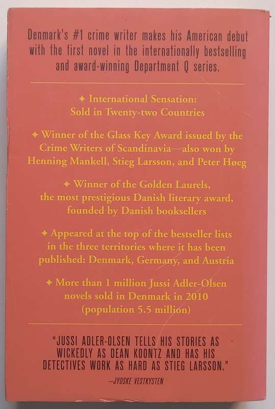 The Keeper of Lost Causes (Proof Copy) | Jussi Adler-Olsen