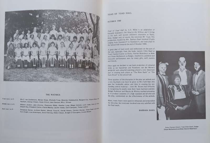 St Marys Diocesan School for Girls (1980 School Magazine)