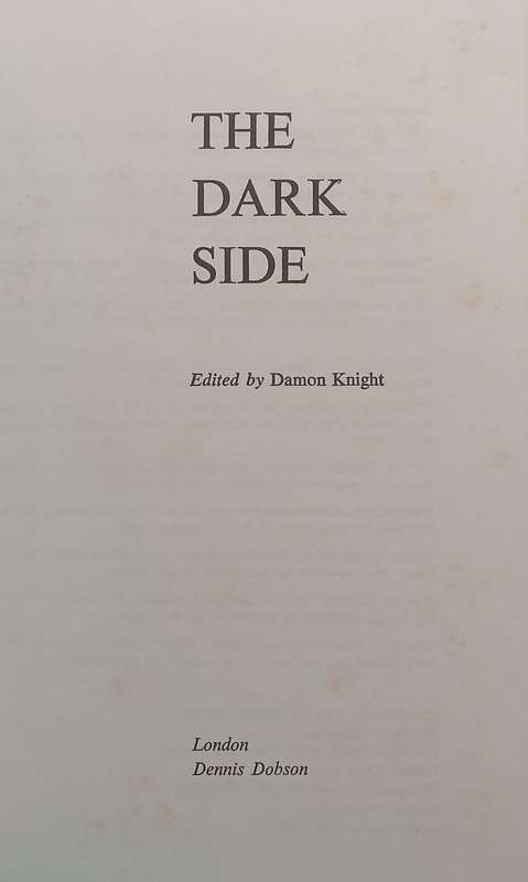 The Dark Side | Damon Knight (Ed.)