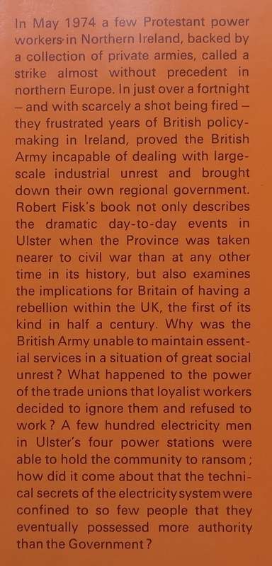 The Point of No Return: The Strike Which Broke the British in UIster | Robert Fisk