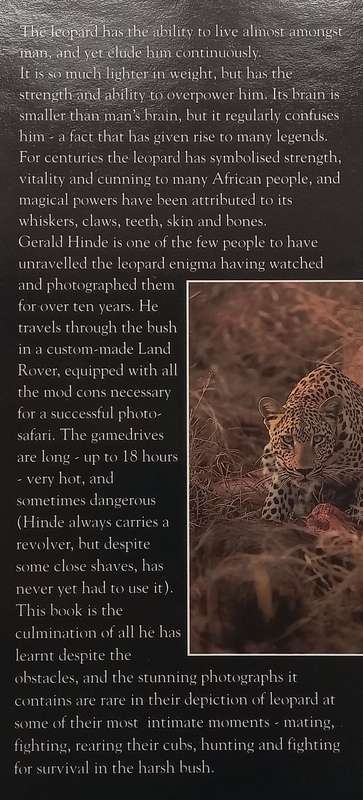 Leopards (Signed by Author) | Gerald Hinde