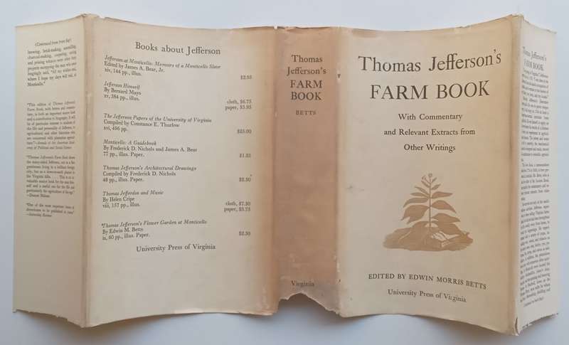 Thomas Jeffersons Farm Book, With Commentary and Relevant Extracts from Other Writings | Edwin...