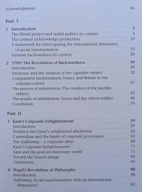 German Thought and International Relations: The Rise and Fall of a Liberal Project | Robbie Shilliam