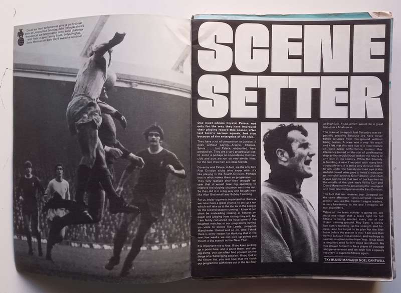 18 Issues of The Sky Blue Coventry City Football Club Match Day Programmes
