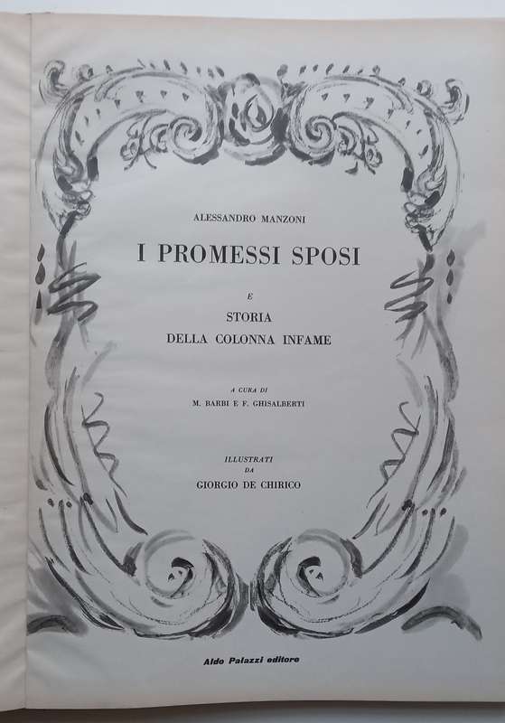 I Promessi Sposi (Italian, Illustrated by Giorgio de Chrico) | Alessandro Manzoni