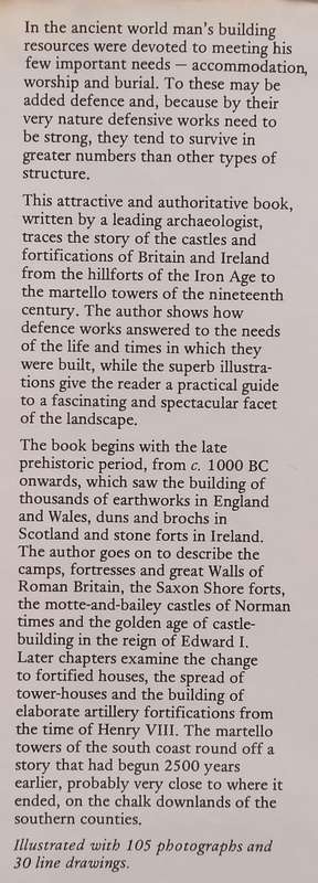 Castles & Fortifications of Britain & Ireland | J. Forde-Johnston