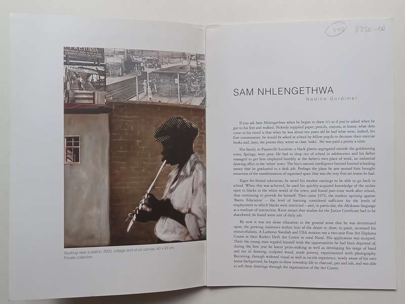 Sam Nhlengethwa: Booklet to Accompany an Exhibition of his Work