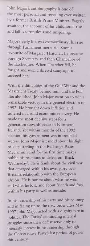 John Major: The Autobiography | John Major