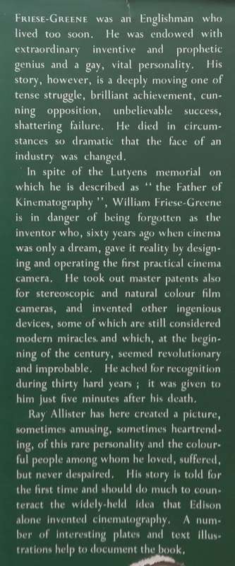 Friese-Greene: Close-Up of an Inventor | Ray Allister