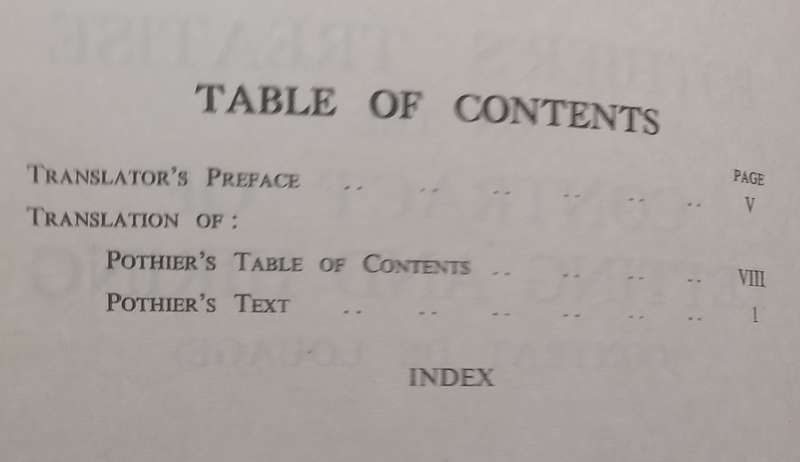 Pothiers Treatise on the Contract of Letting and Hiring (Inscribed by Translator) | G. A. Mull...
