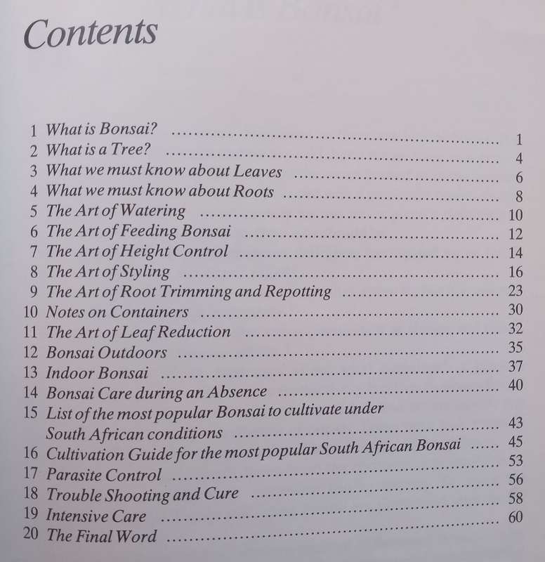 Bonsai for Everyone: A Comprehensive Guide to Successful Bonsai Growing under South African Condi...