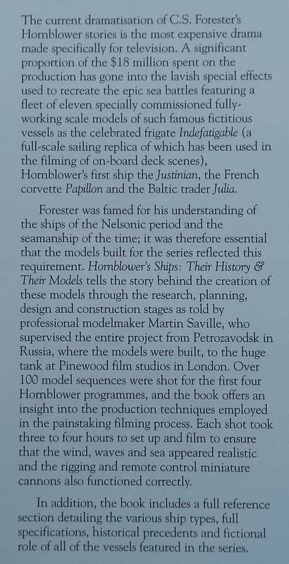 Hornblowers Ships: Their History & Their Models | Martin Saville