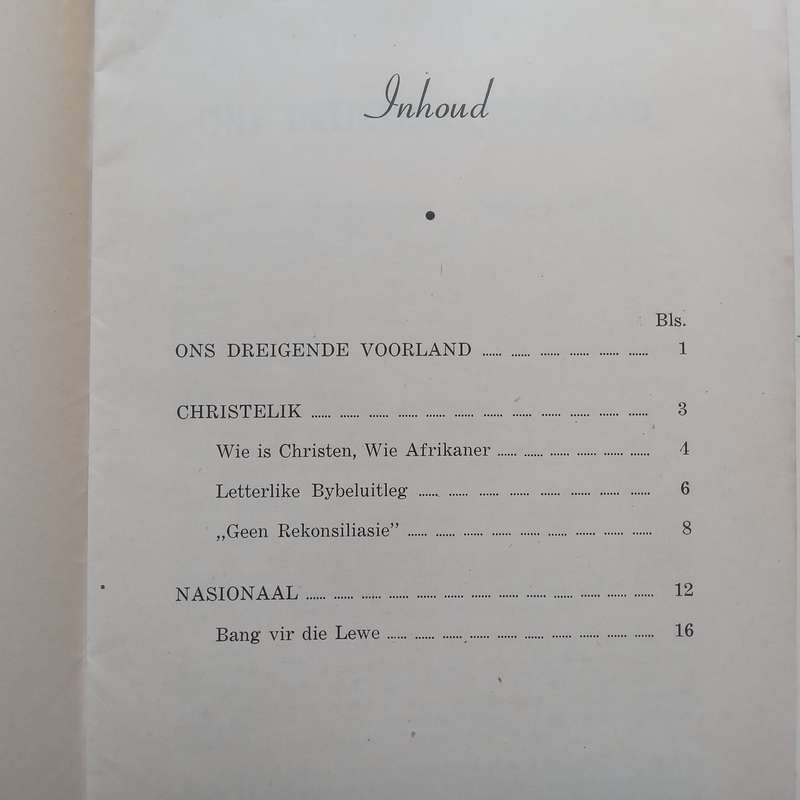 Tweede Dorsland-Trek: Kommentaar op die Brosjure Christelik-Nationale Onderwysbeleid (Afrik...