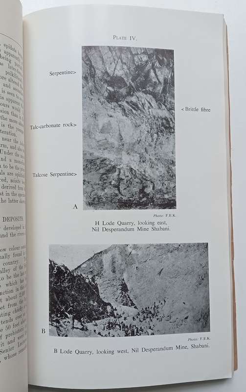 The Geology of the Shabani Mineral Belt, Belingwe District | F. E. Keep