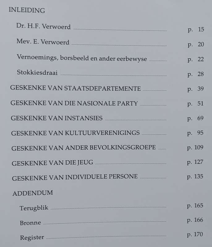 Stokkiesdraai: Die Verwoerdversameling in Beeld en Dokument (With Letter, Afrikaans) | Marie van ...