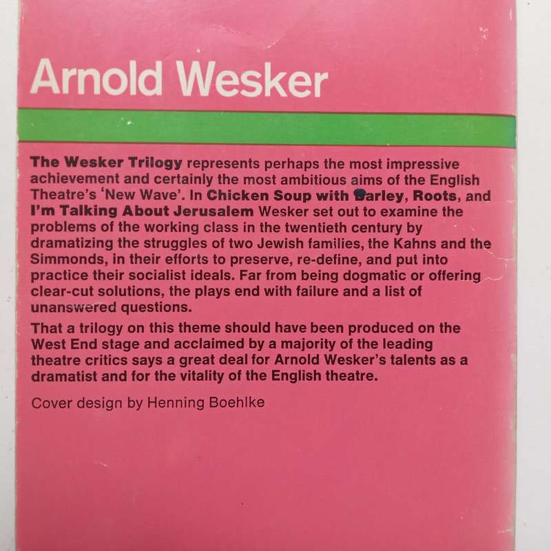 The Wesker Trilogy | Arnold Wesker