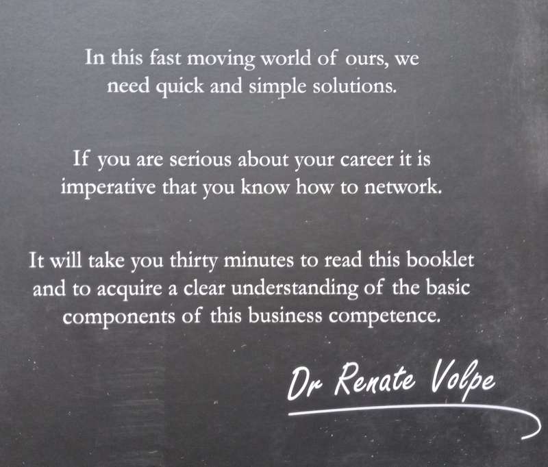 Master the Art of Networking | Renate Volpe