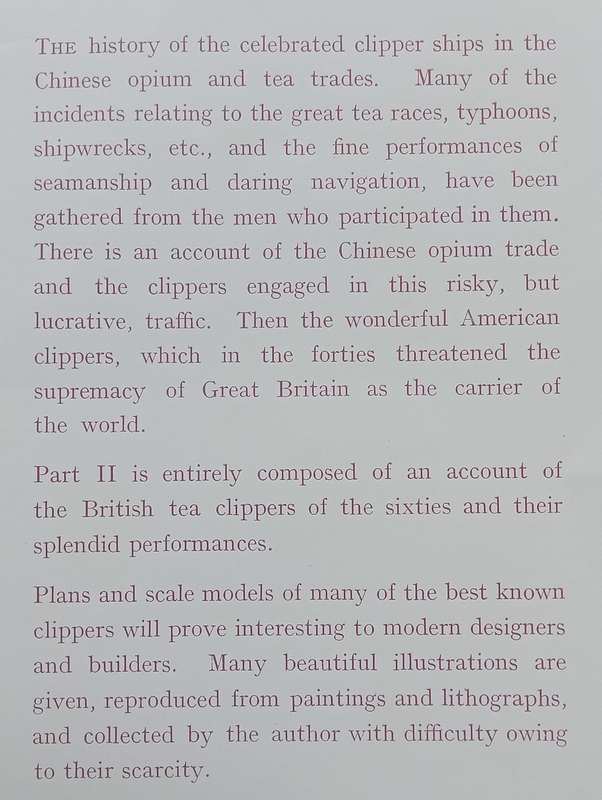 The China Clippers | Basil Lubbock