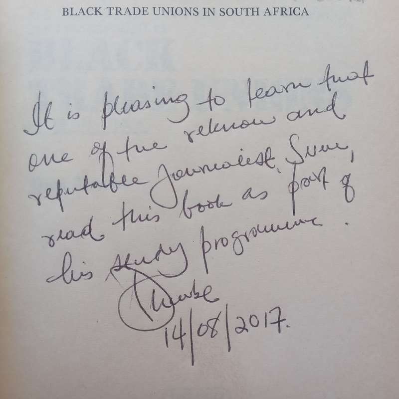 The Influence of Apartheid and Capitalism on the Development of Black Trade Unions in South Afric...