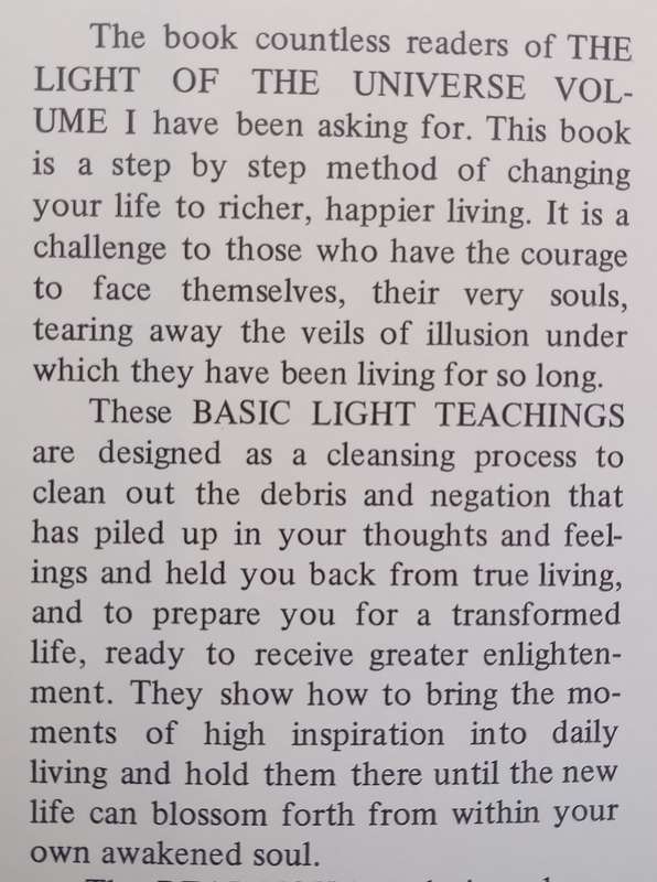 The Light of the Universe: Basic Light Teachings (Vol. 2 Only) | Maryona