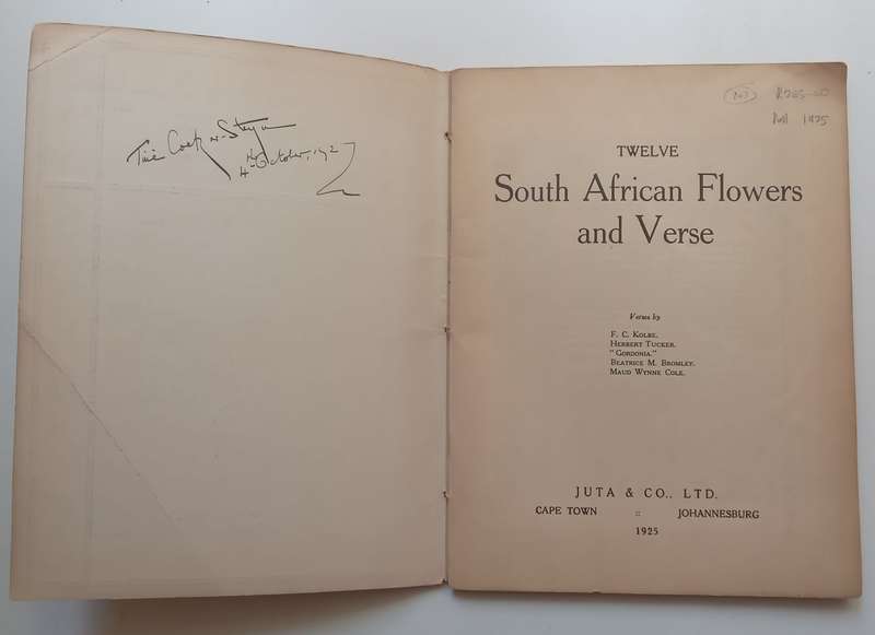 Twelve South African Flowers and Verse (Published 1925) | F. C. Kolbe, et al.