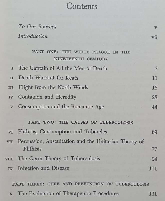 The White Plague: Tuberculosis, Man and Society | Rene & Jean Dubos
