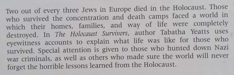 The Holocaust Survivors | Tabatha Yeatts