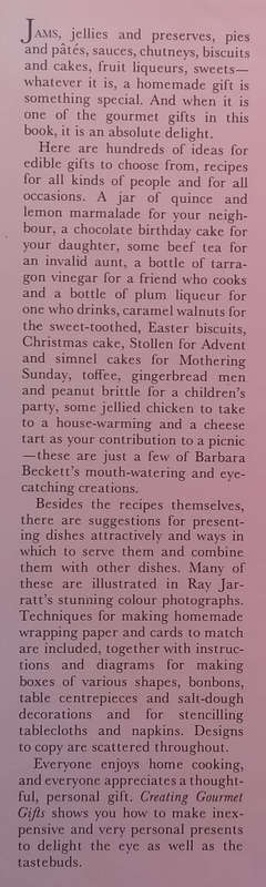 Creating Gourmet Gifts | Barbara Beckett