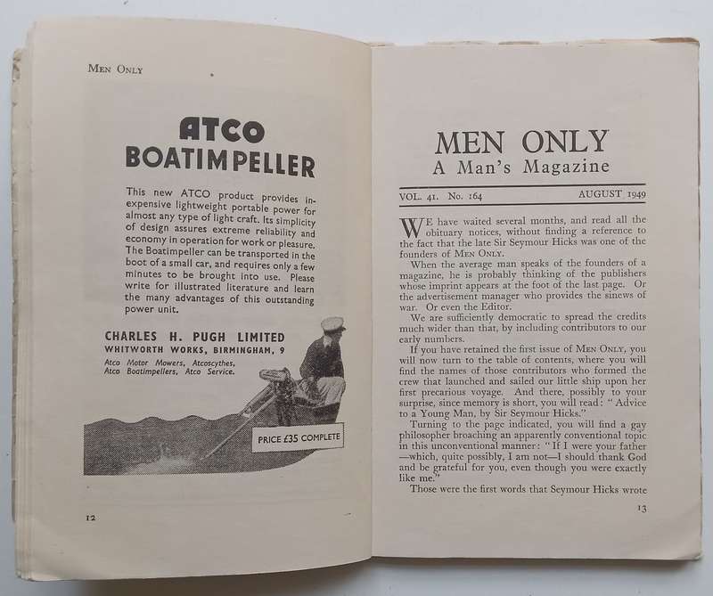 Men Only Magazine (Vol. 41, No. 164, August 1949)
